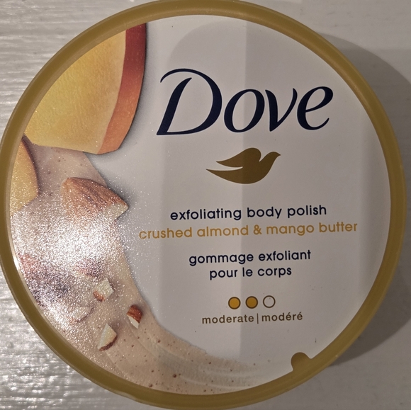 DOVE Exfoliating Body Polish Set Almond/Mango Pomegranate/Shea New - Picture 3 of 15